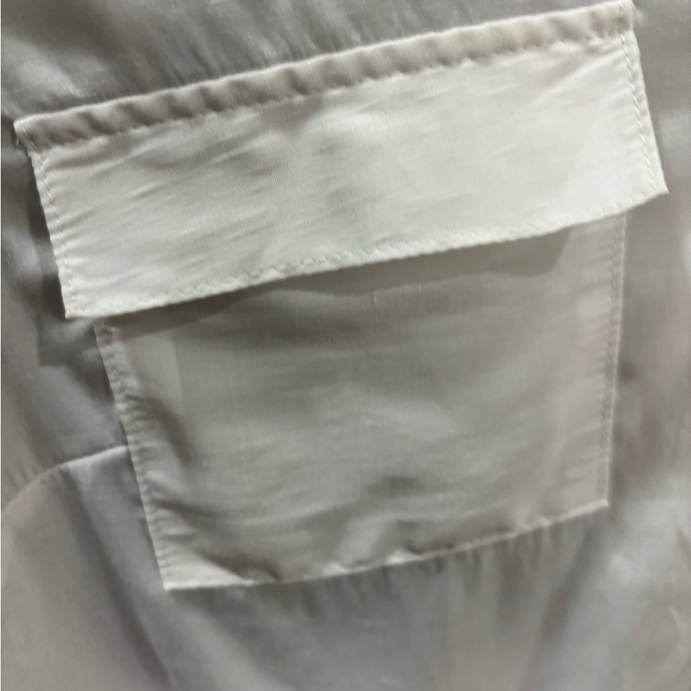 White Button-Up Blouse - Picture 4 of 7